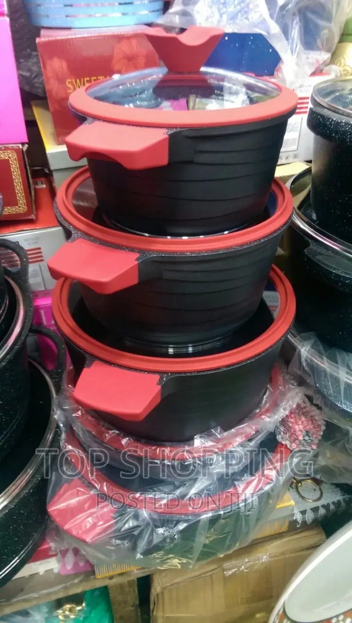 BMN Original Ceramic Cookware ቢኤን ኦርጅናል ሴራሚክ ድስት 5in 1