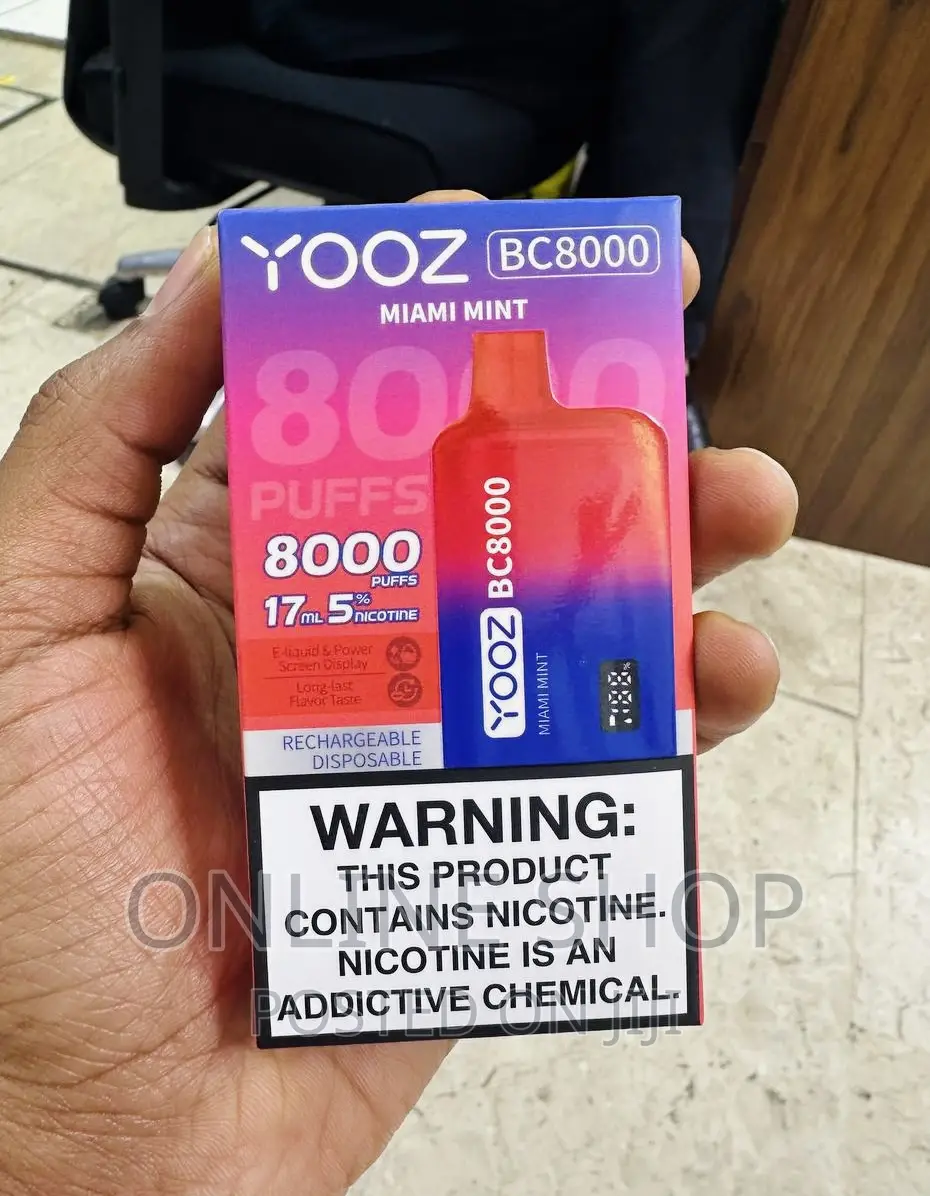 YOOZ BC8000 Puff With Long Lasting Flavor