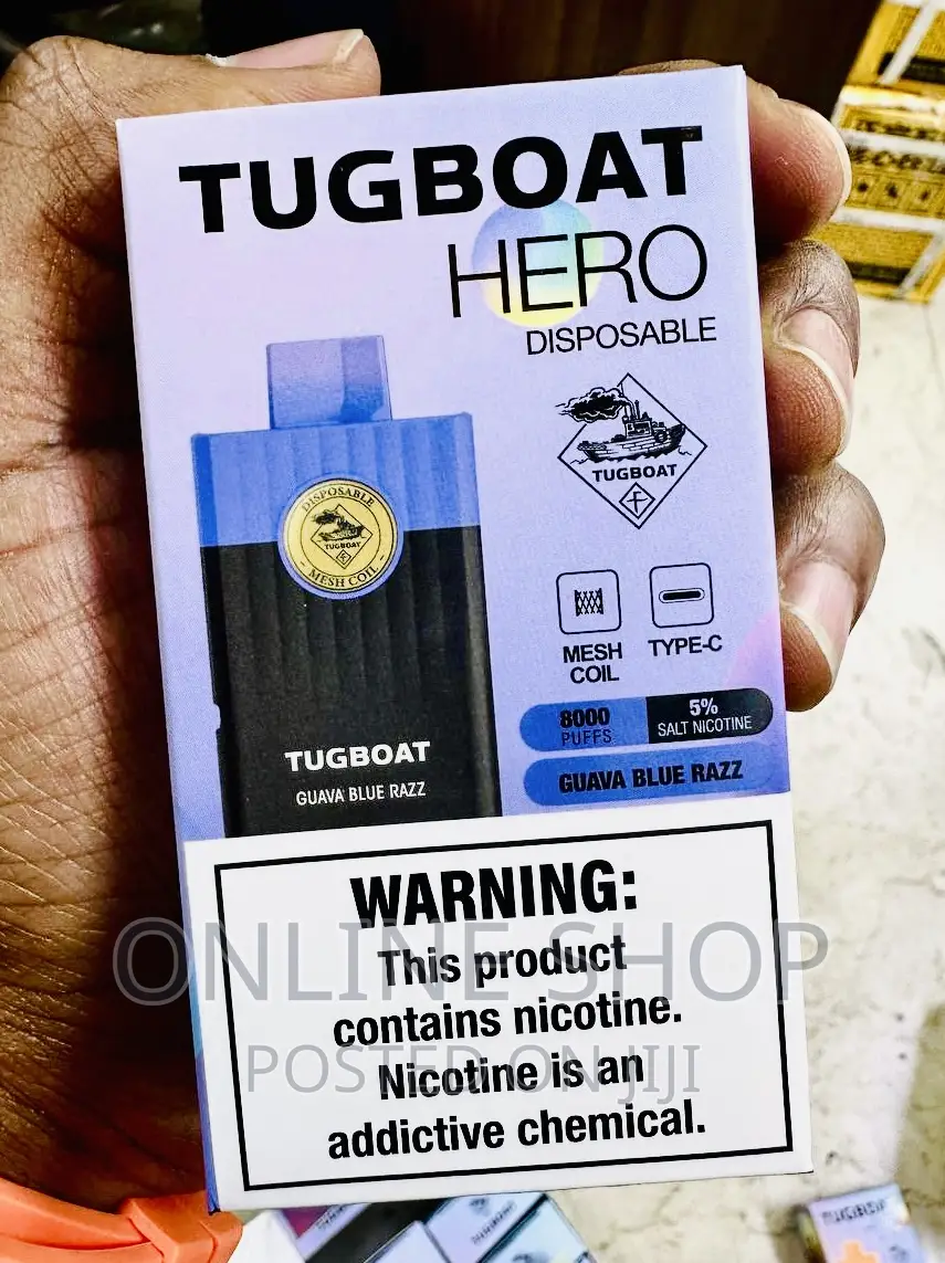 Tugboat Hero 8000 Puff With Strong Flavor