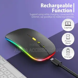 Hp W10 Rechargeable Wireless + Bluetooth Mouse