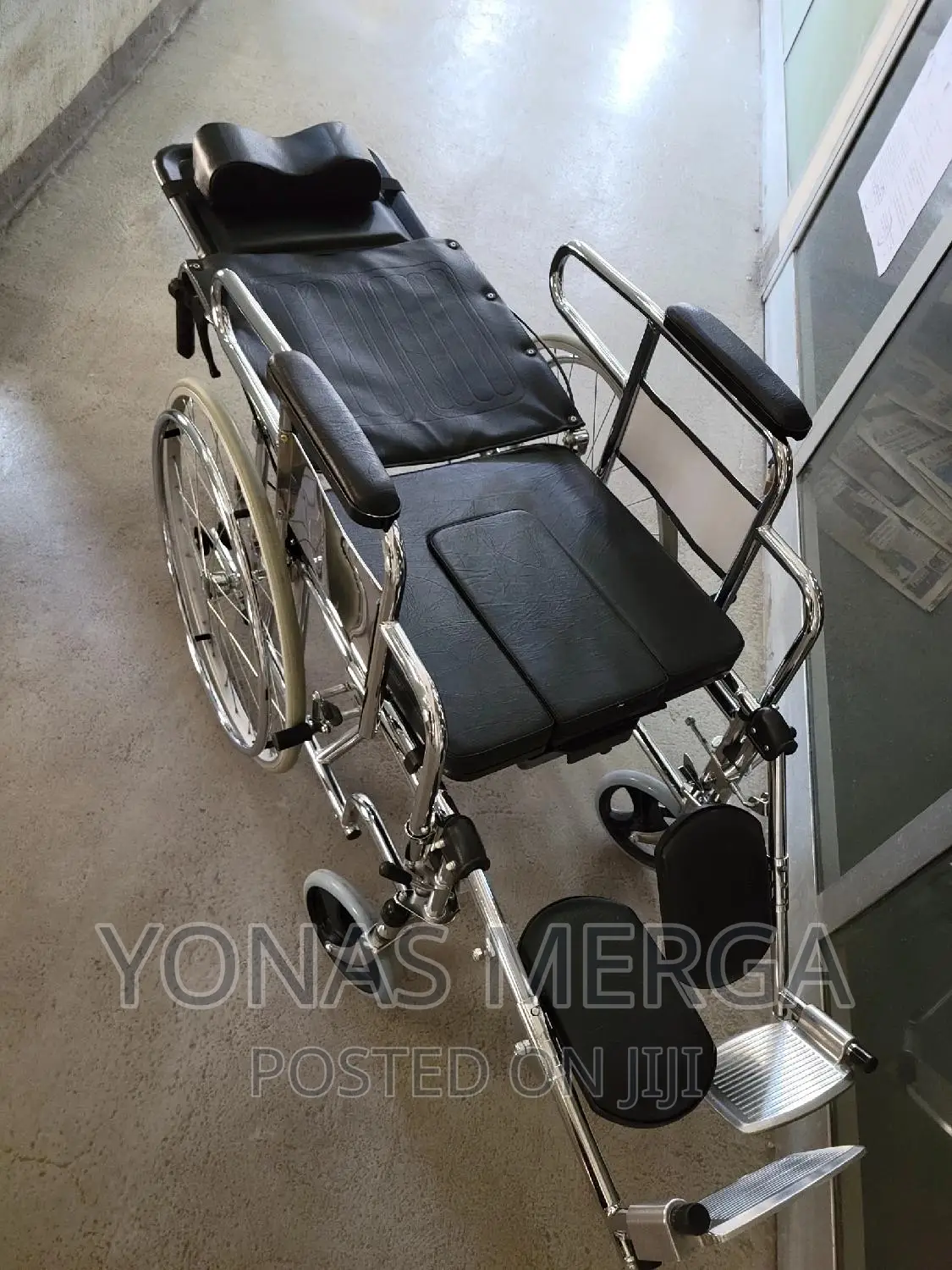 Multi-Purpose Wheelchair |ማረፌያ Wheelchair|Bedsize Wheelchair