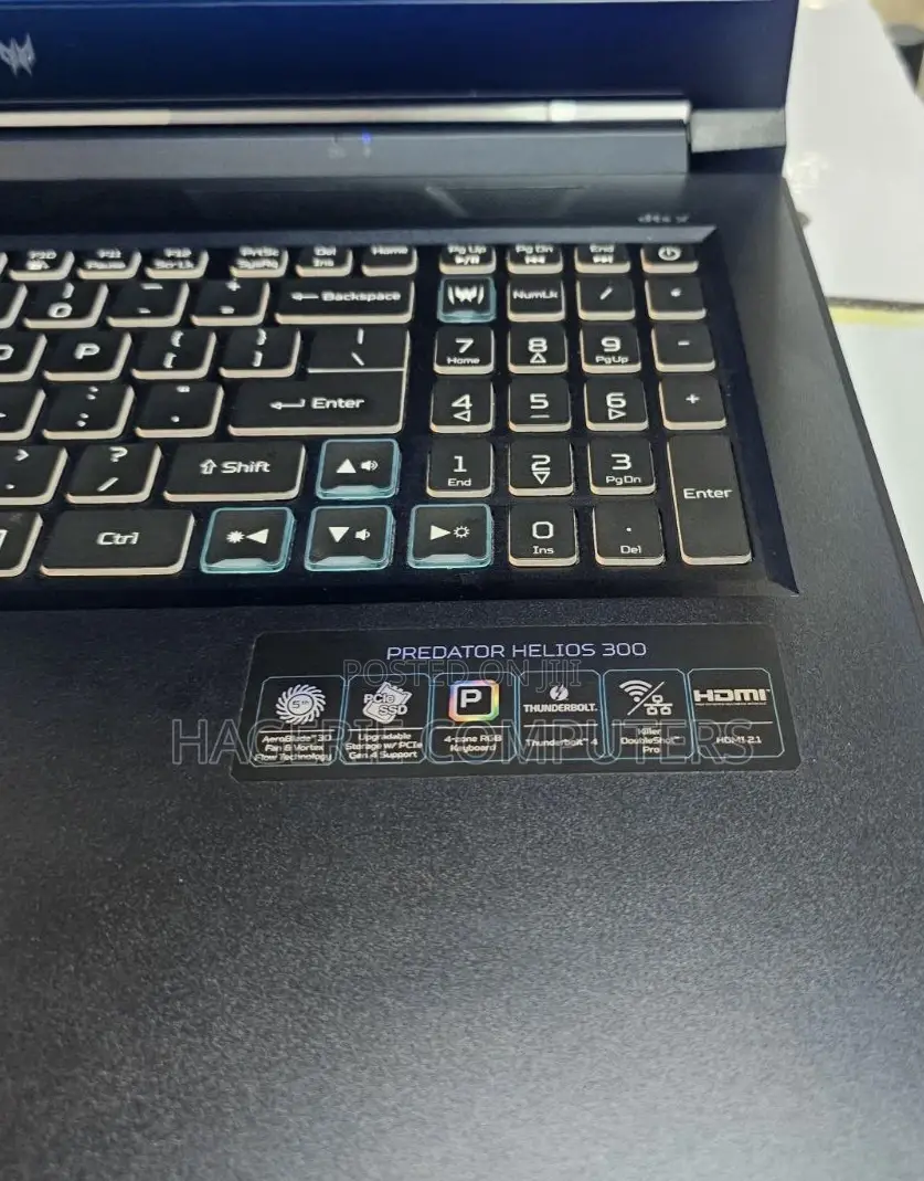 New Laptop Acer Predator Helios 300 16GB Intel Core I7 SSD 512GB