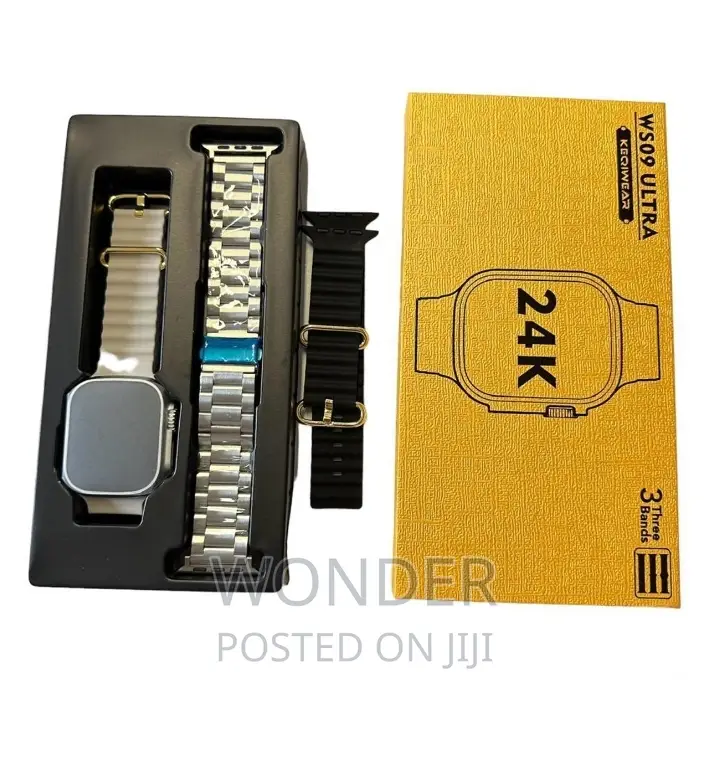 WS09 Ultra Smart Watch 49mm 2.05 Inch With 3 Straps