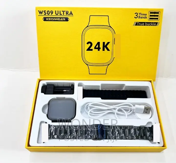 WS09 Ultra Smart Watch 49mm 2.05 Inch With 3 Straps