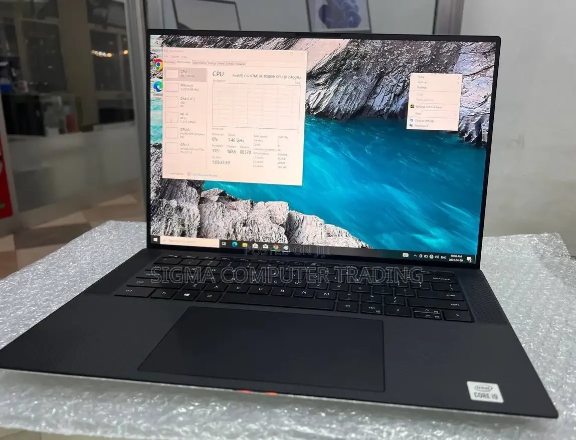 New Laptop Dell XPS 15 32GB Intel Core I9 SSD 512GB
