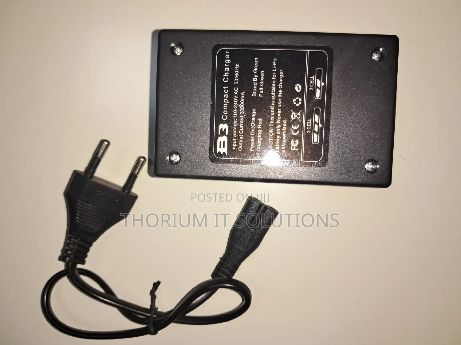 B3 Plug Charger 10w for 2-3s Lipo Battery (7.4v/11.1v)