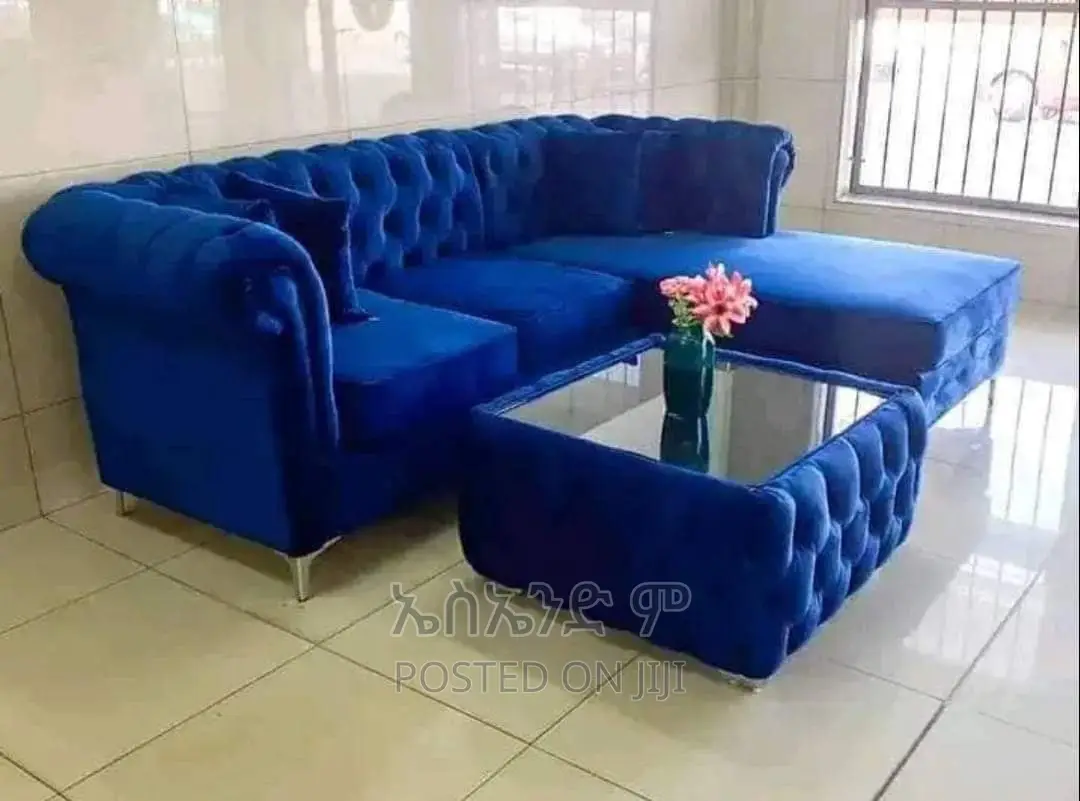 L Shaped Sofa With Table