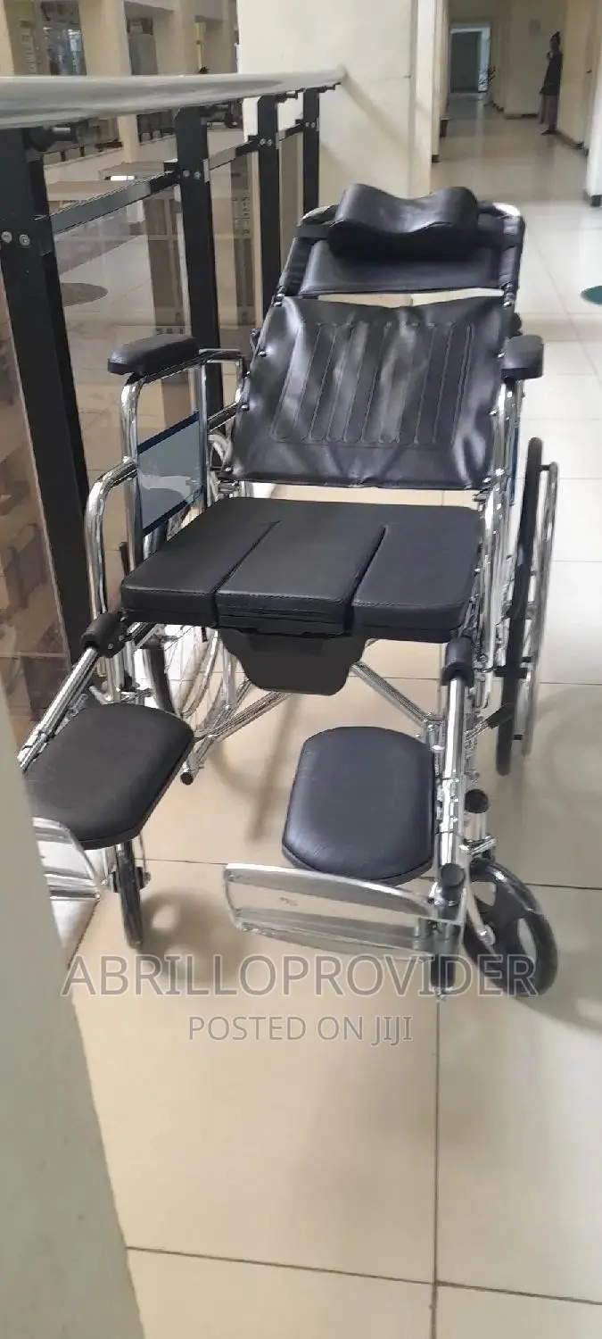 Folding Wheelchair/Bed±Commode Wheelchair/Toilet Wheelchair