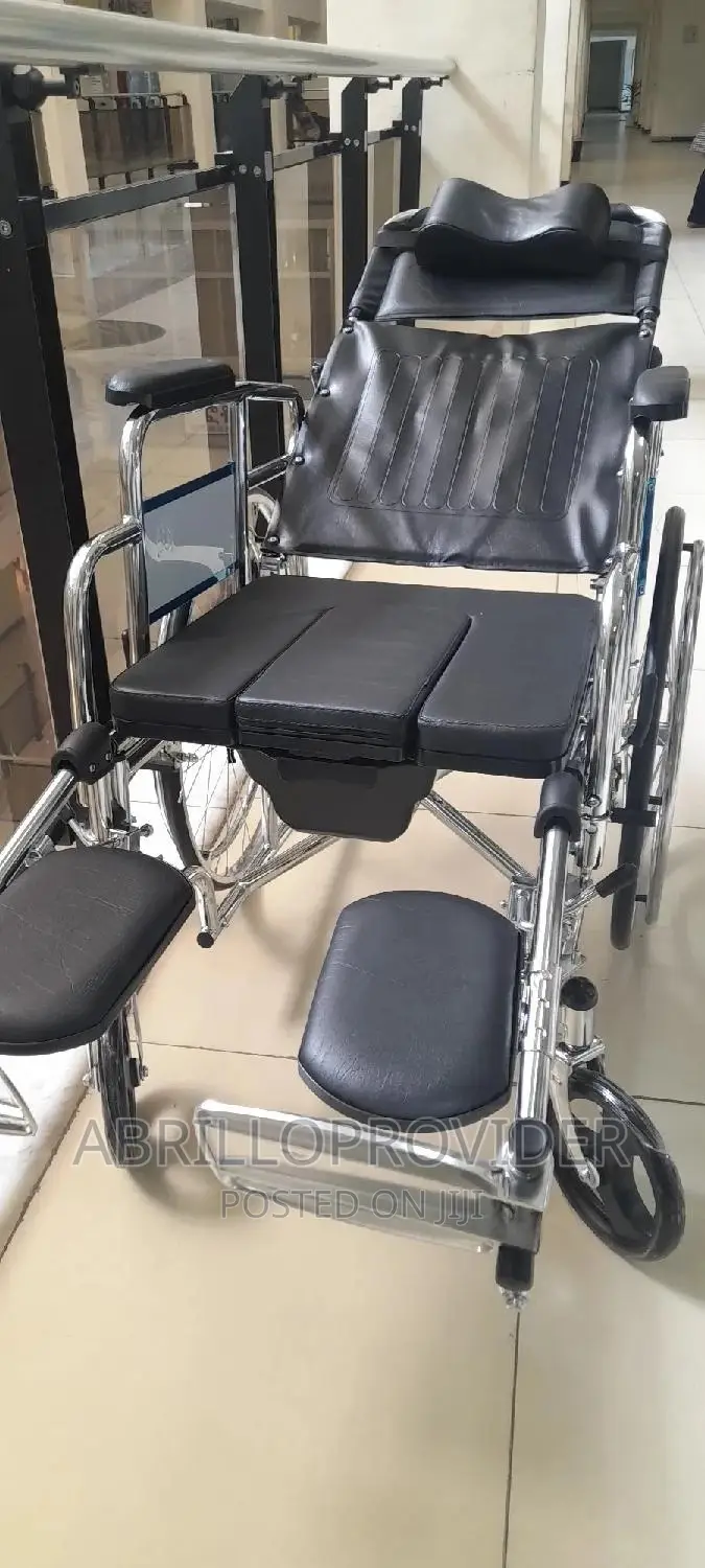 Folding Wheelchair/Bed±Commode Wheelchair/Toilet Wheelchair