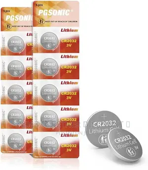 Pgsonic 3v Lithium Coin Battery / ኦሪጂናል የኮምፒዩተር ባትሪ
