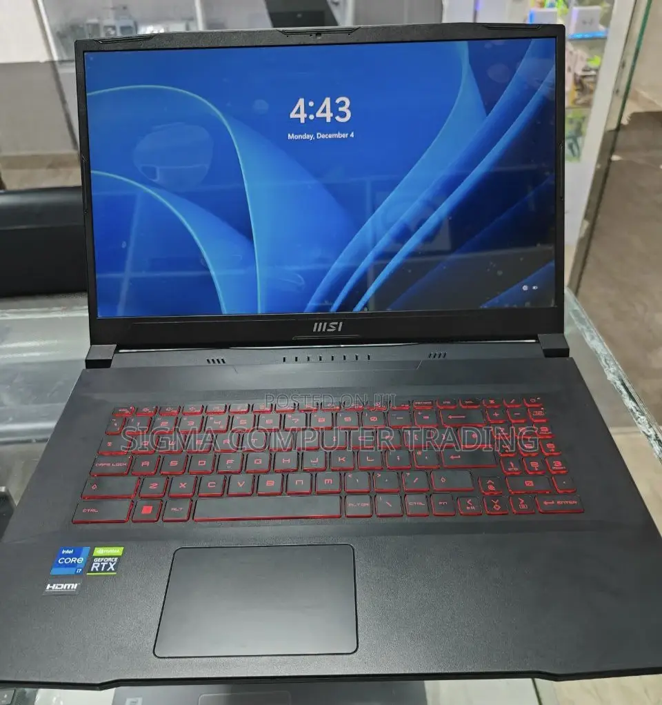 New Laptop MSI GF63 16GB Intel Core I7 SSD 512GB
