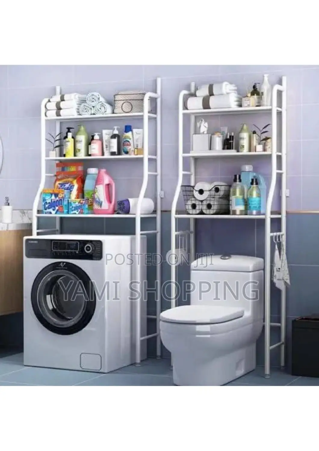 Over Toilet WC Rack
 3tier Washing Machine/Toilet Rack