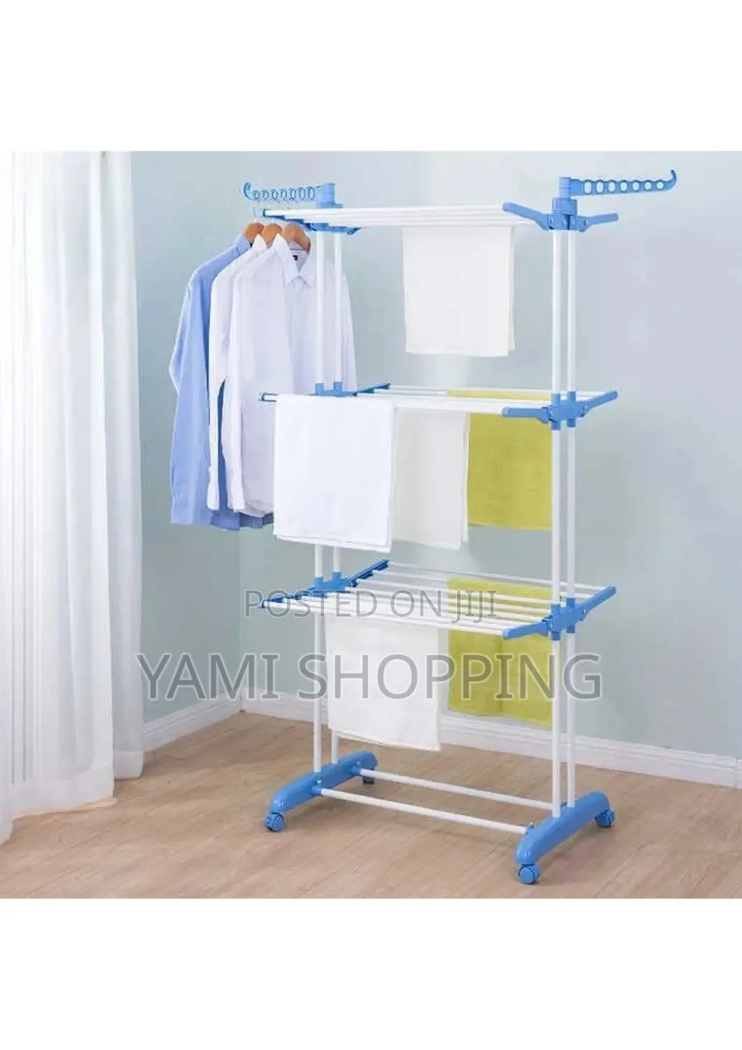  Three Layer Clothes Hanger Rack