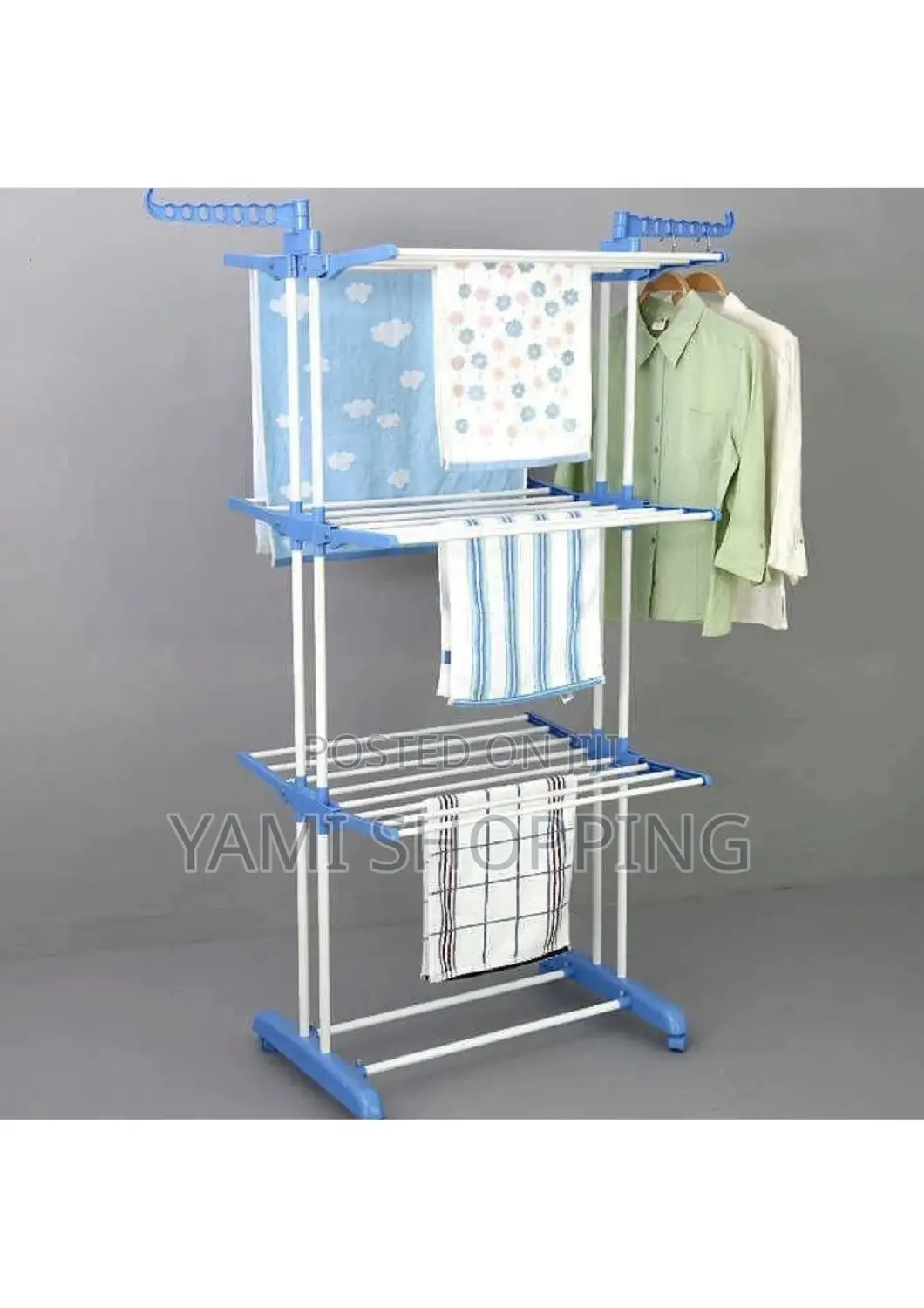  Three Layer Clothes Hanger Rack