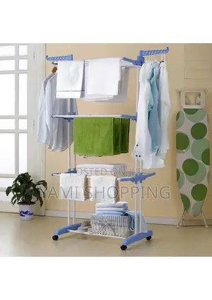  Three Layer Clothes Hanger Rack
