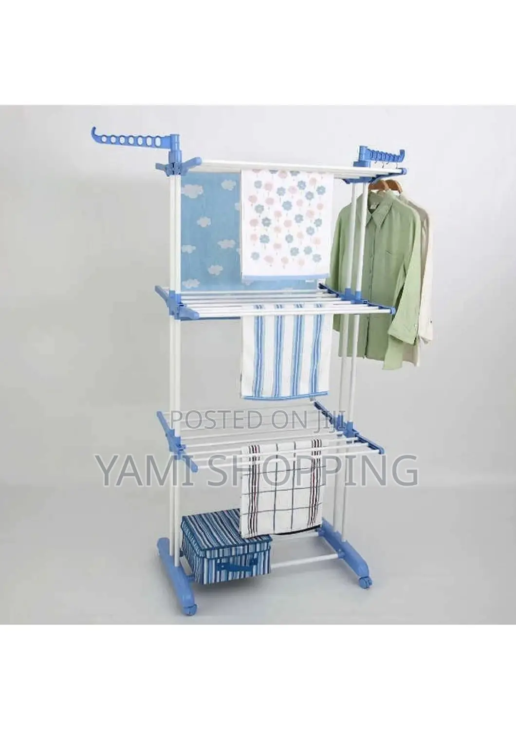  Three Layer Clothes Hanger Rack
