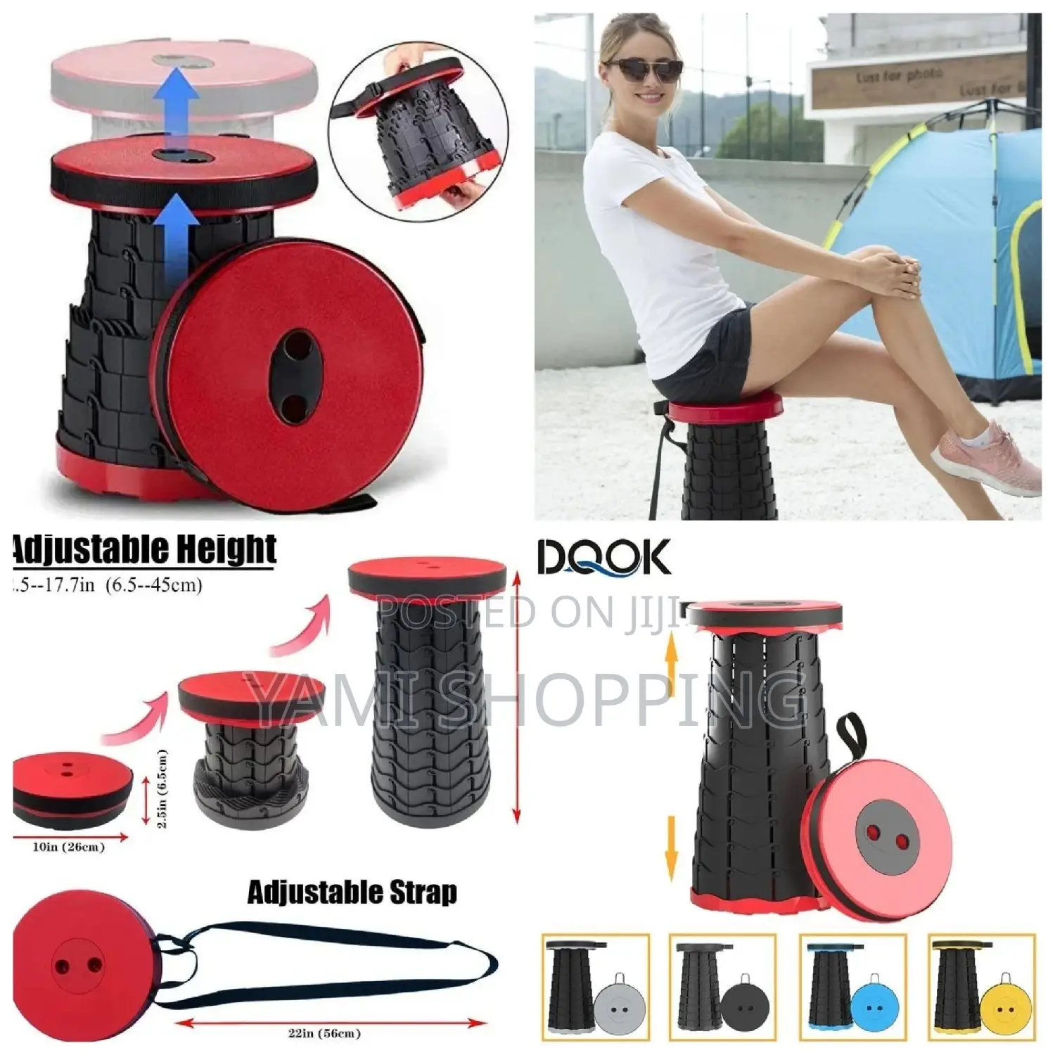 Portable Travel Retractable Stool