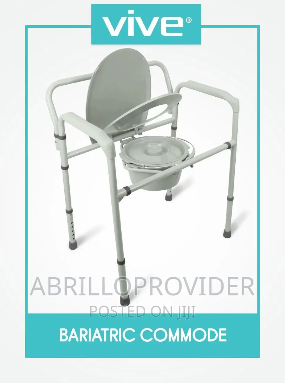 Drop Arm Bedside Commode Chair Heavy Duty Steel Chair/Chair
