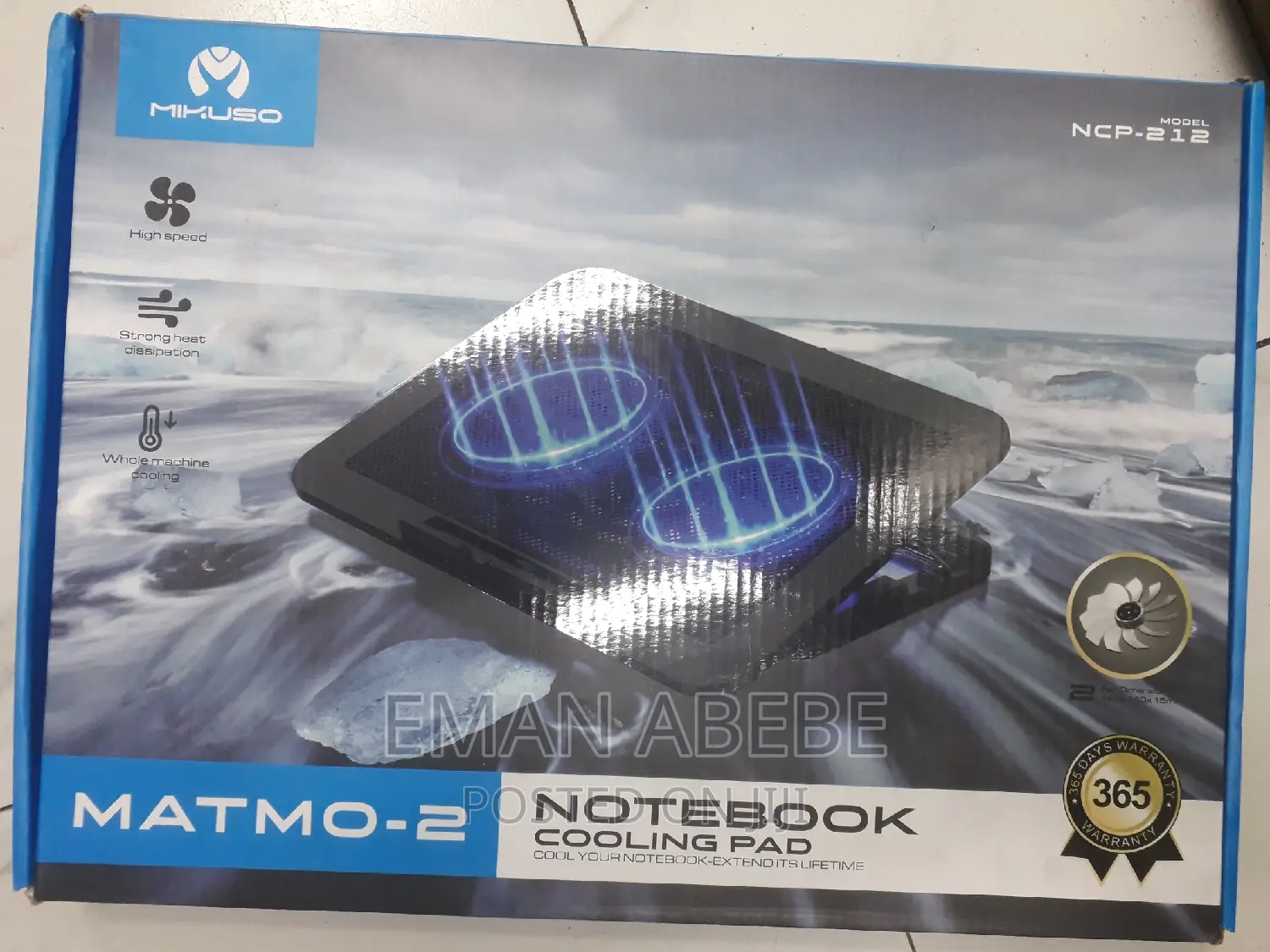 Notebook Cooling Pad or Laptop Fan