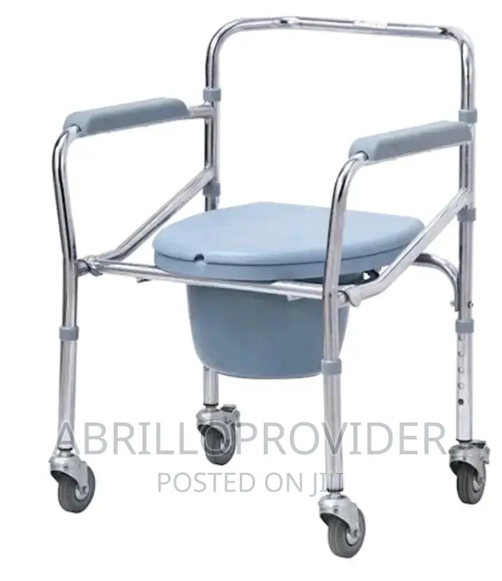 ጎማ ያላቸው Commode Chair*Toilet Chair-Folding Chair-Toilet