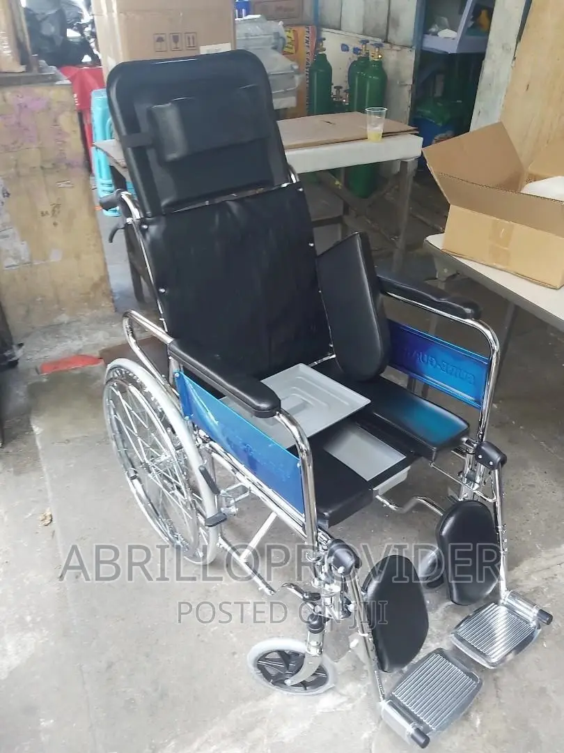 (Mags) Reclining Commode Wheelchair|Wheelchair|Wheelchair