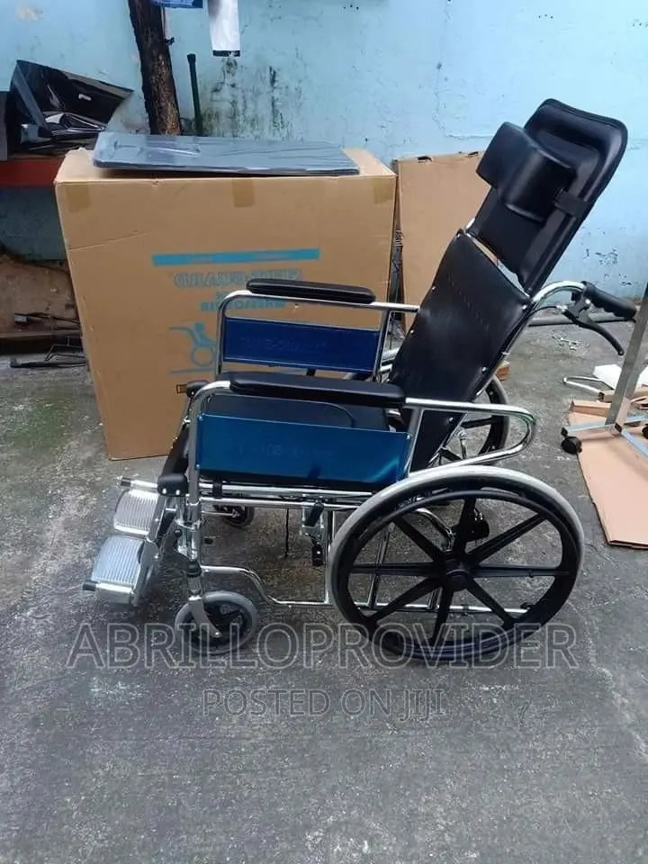 Reclining Commode Wheelchair (Mags Rios Wheels)=Wheelchair