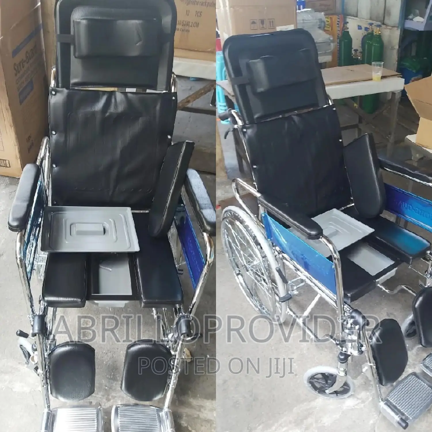 Brand New Reclining Commode Wheelchair=Wheelchair=Wheelchair