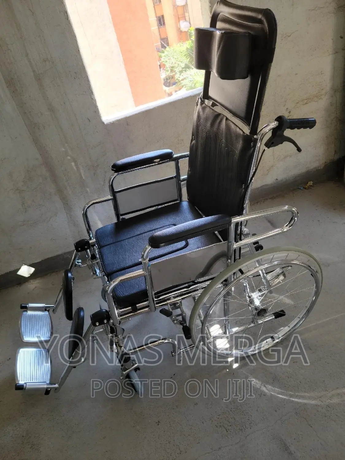 Wheelchair Removable Armrest Footrest, Fabric Seat Foam