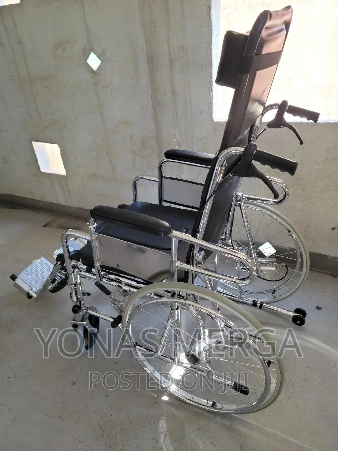 Wheelchair Removable Armrest Footrest, Fabric Seat Foam