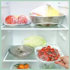 100 Pieces Disposable Food Cover, Plastic Wrap