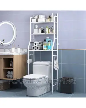 Over Toilet WC Rack
 3tier Washing Machine/Toilet Rack