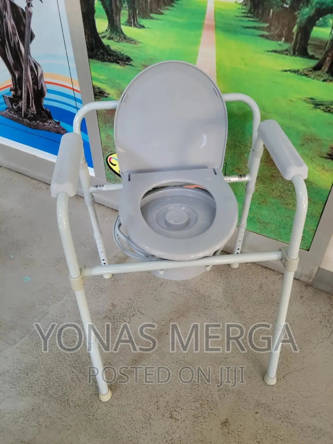 Toilet Chair for Easy Toilet Use and Carrying in Less Space