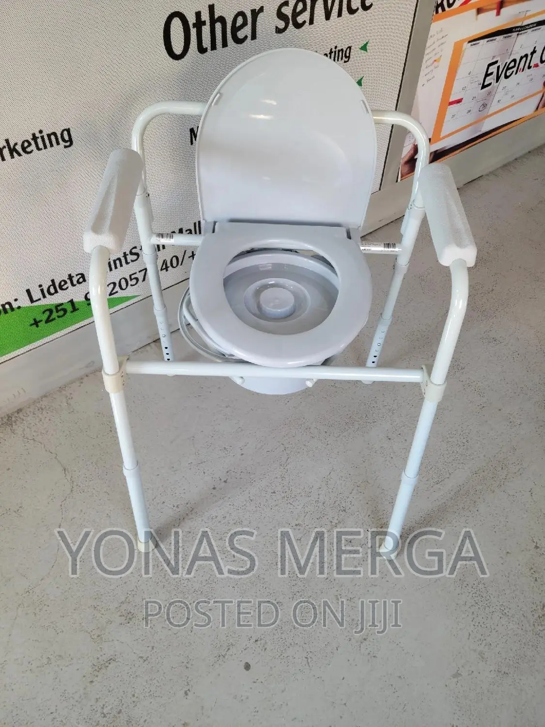 WYCD Commode Toilet Chair - Bedside Commode Potty Chair
