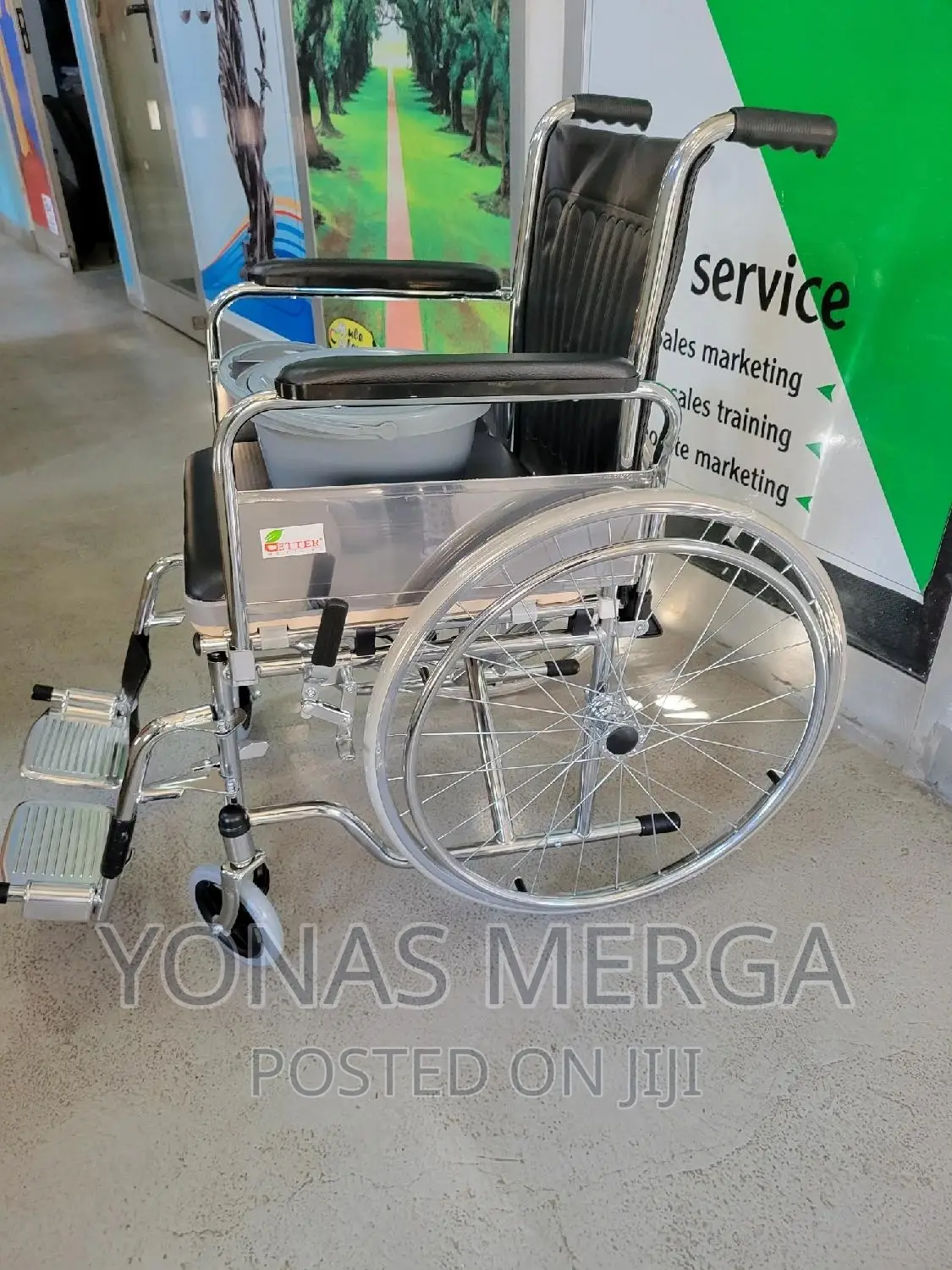 Wheelchair Without Commode , Extra-Extra-Wide Wheelchair