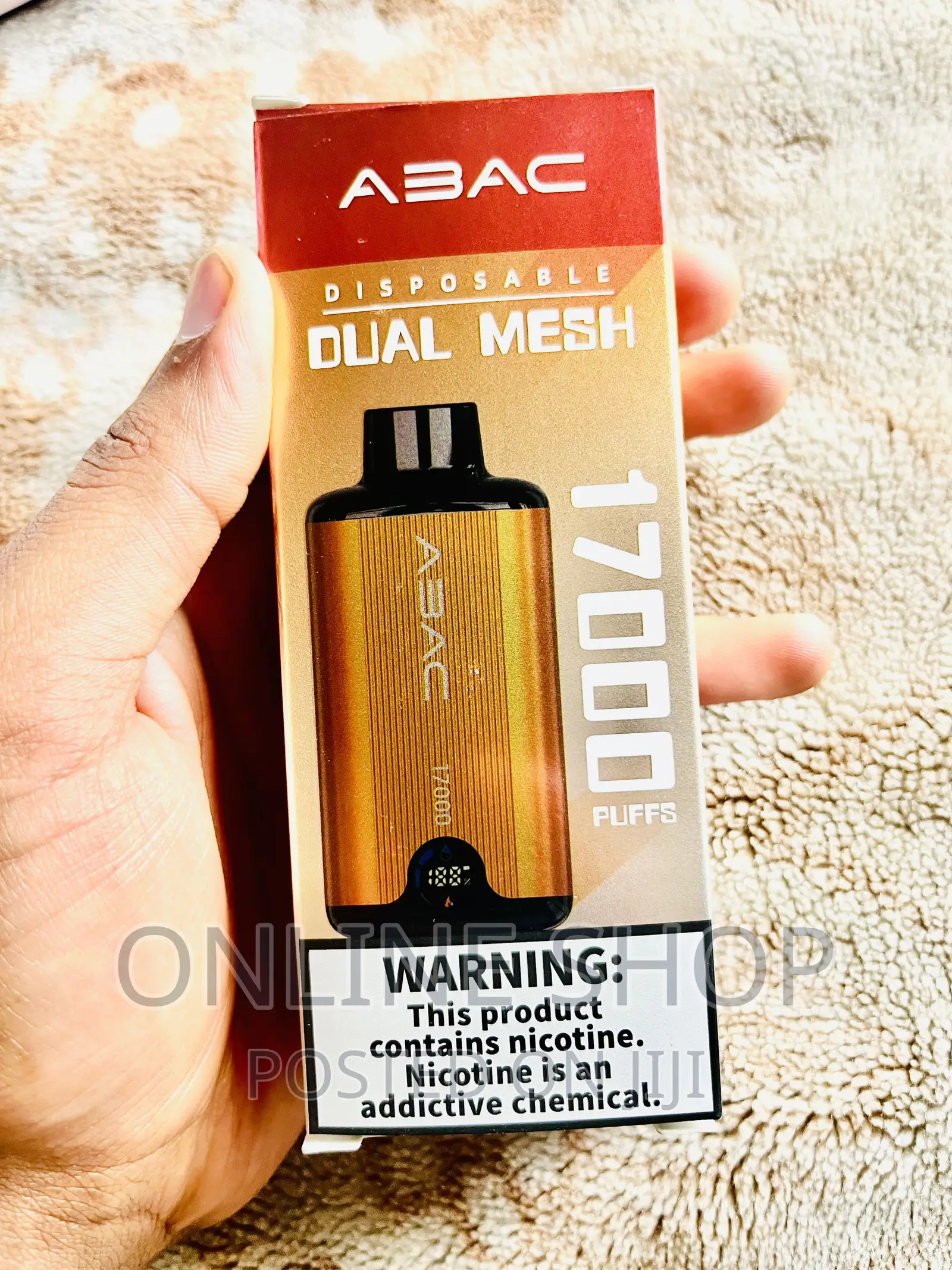 Abac Dual Mesh 17000 Puffs Disposable Vape Pod
