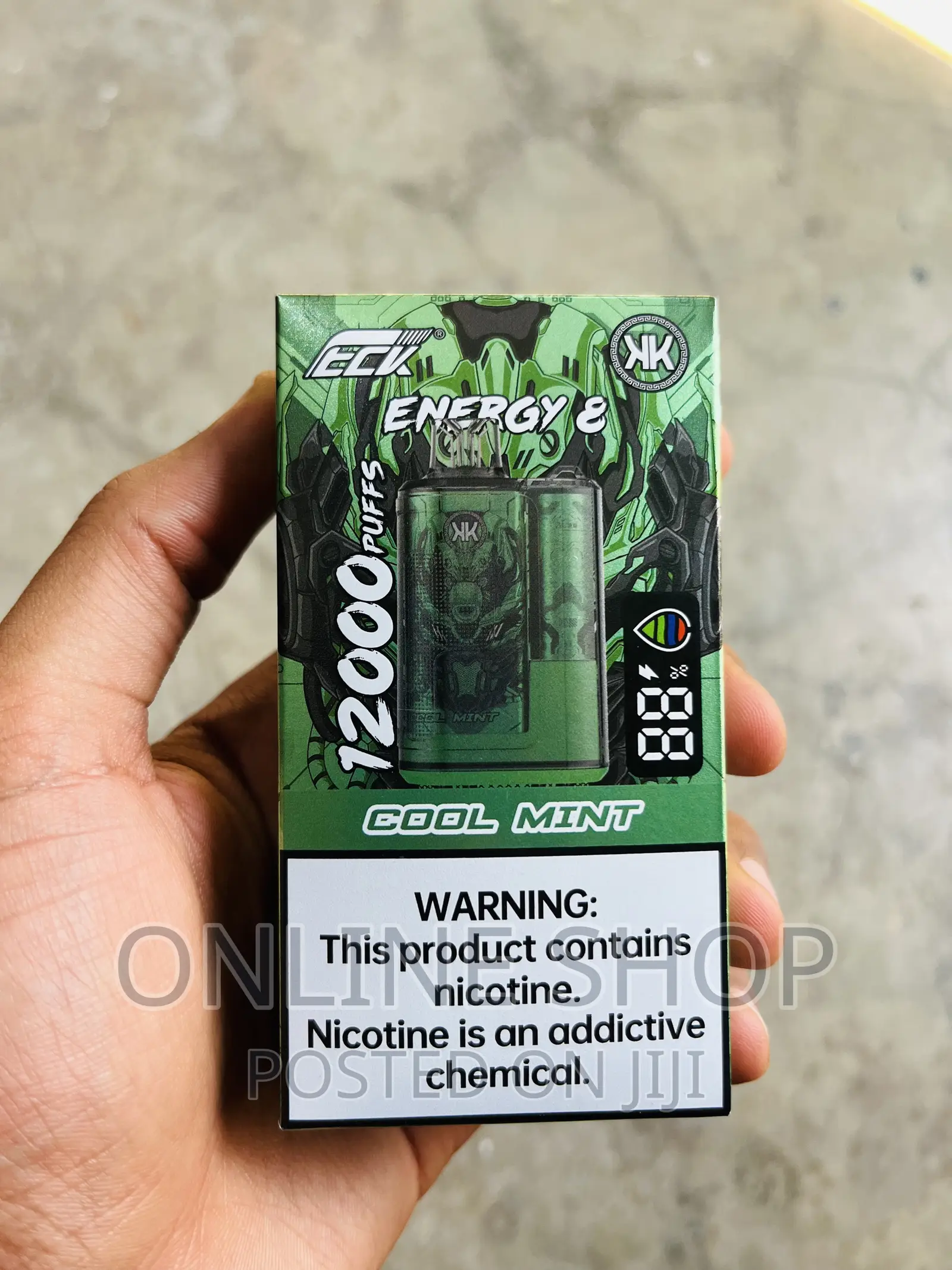 Energy KK 12000 Puff Cool Mint Flavor