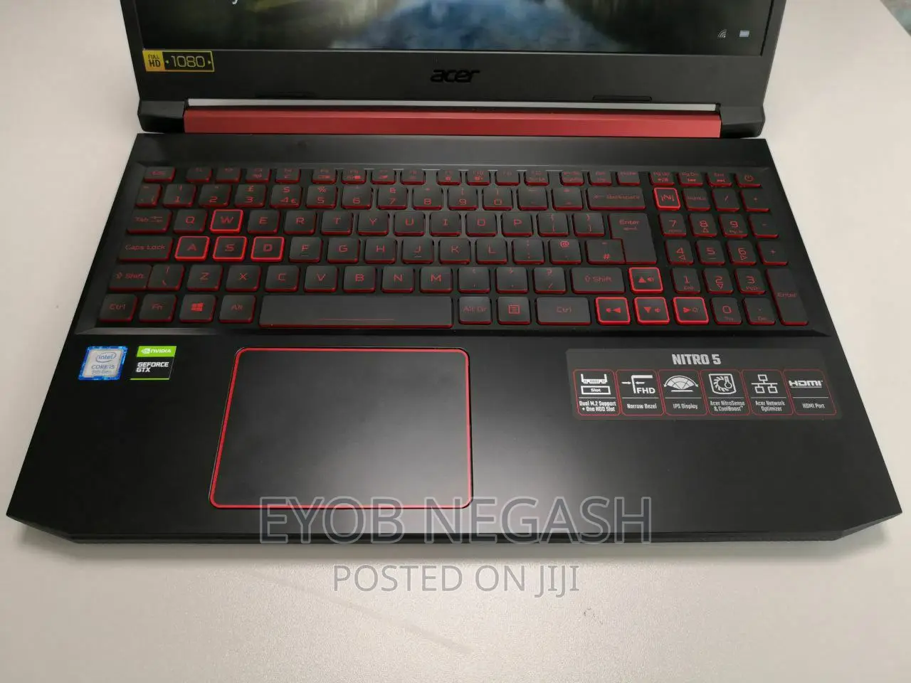 New Laptop Acer Nitro 5 8GB Intel Core I5 HDD+SSD 1T