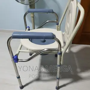 Toliet-Commode Chair Non-Marking,Rubber Tip for Added Safety