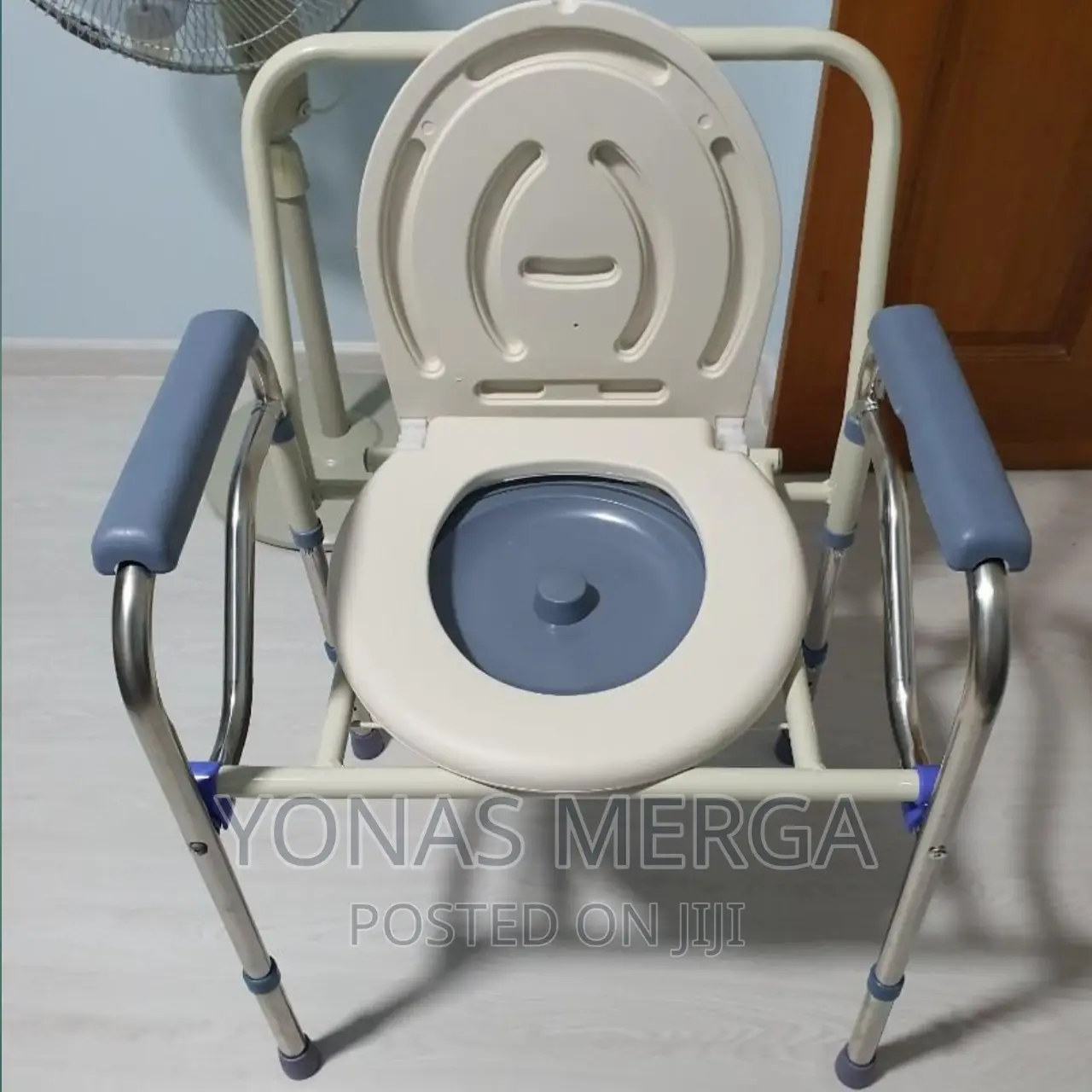 Toilet Chair Extra Support Safety When Lowering Raising,