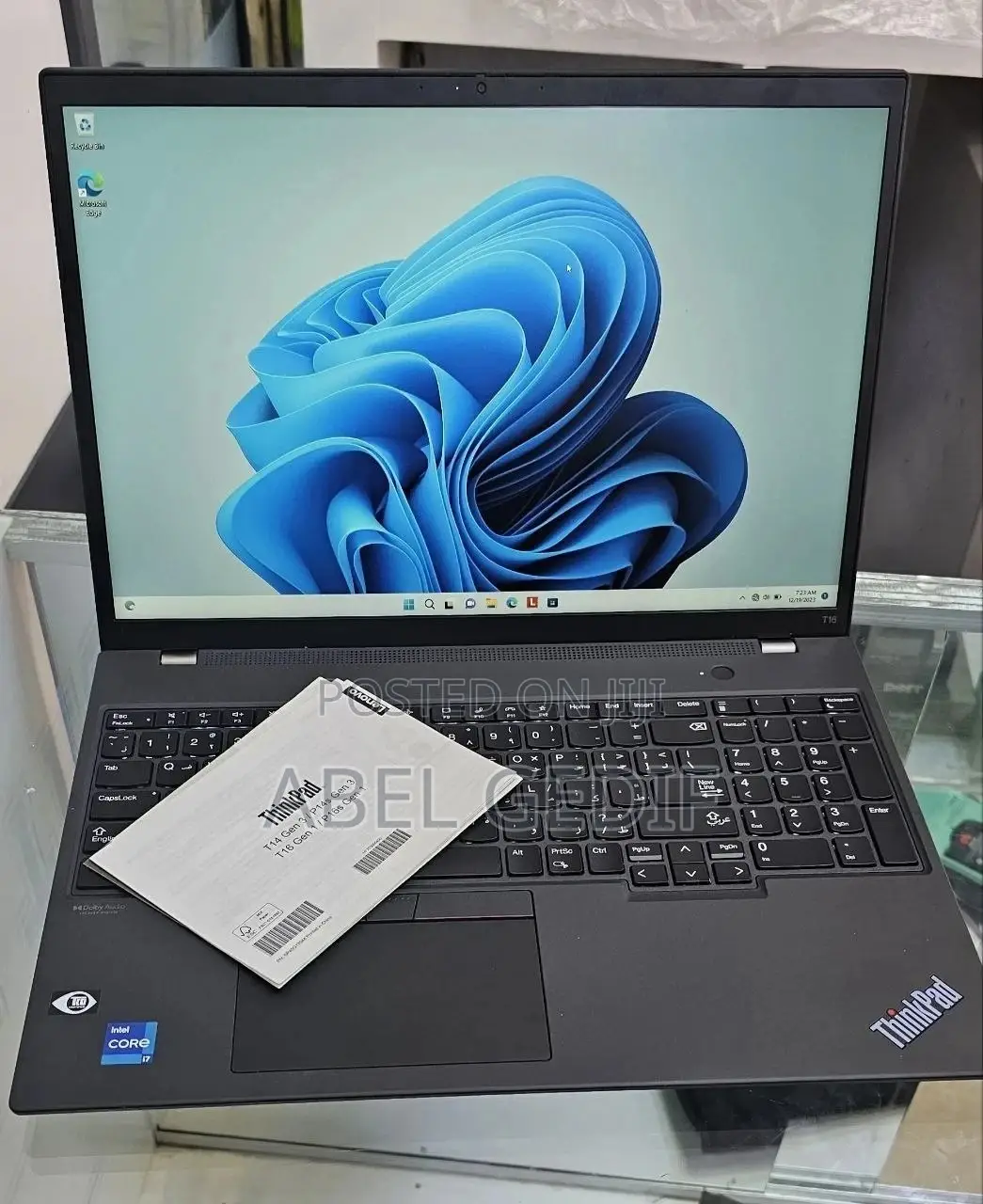 New Laptop Lenovo Thinkpad T15 Gen1 16GB Intel Core I7 SSD 512GB