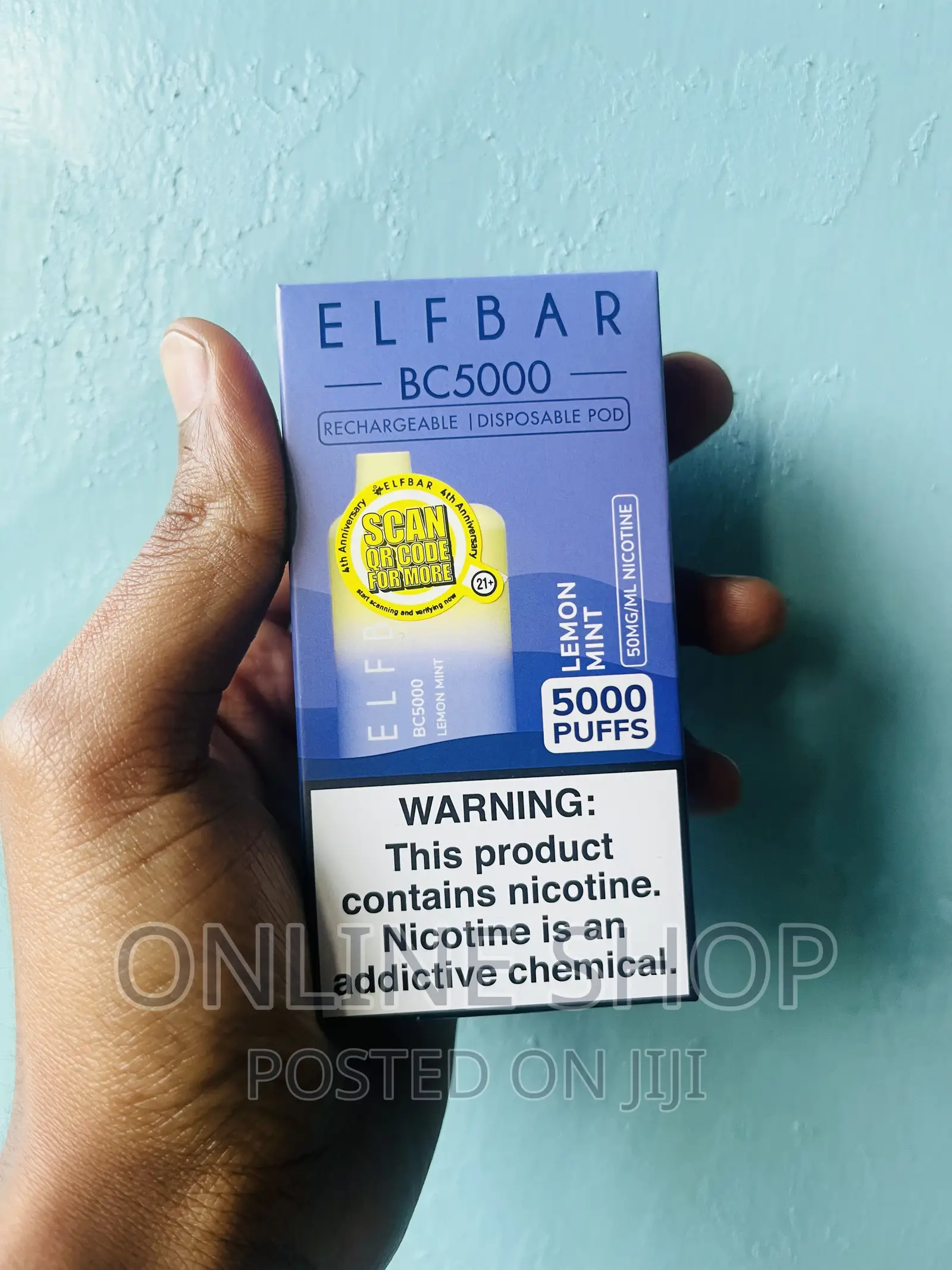 Hookha Elfbar 5000 Puffs With 5 % Nicotine Vape