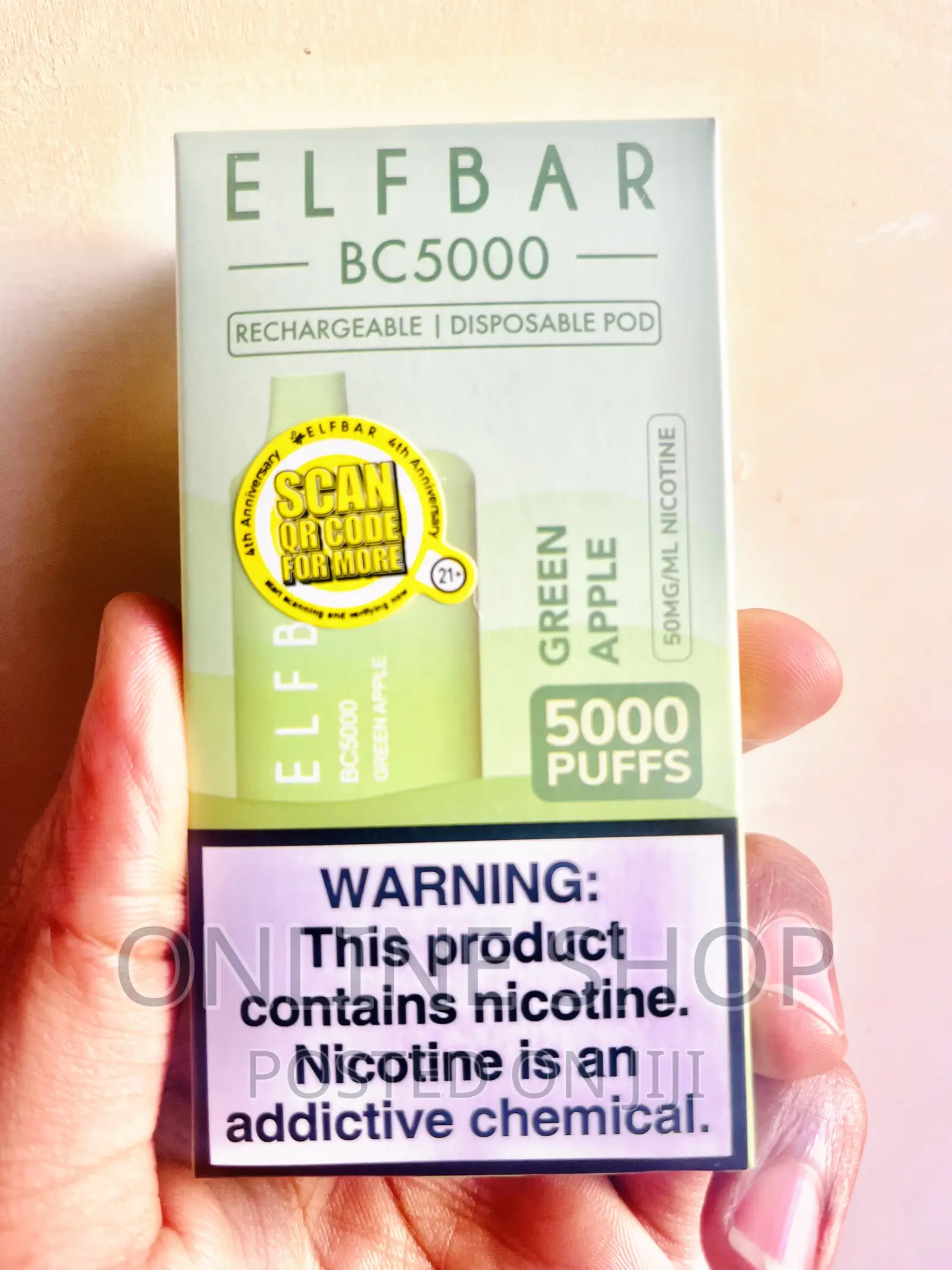 Green Apple Elfbar 5% Nicotine