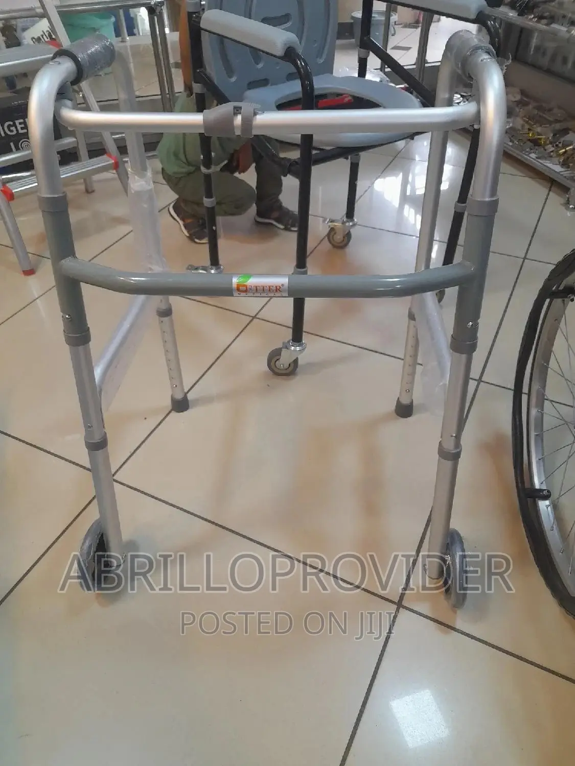 የሚታጥብ እና የሚታጠፍ መራመጃ Walker=Walker-Walker~Walker*Walker=Walk