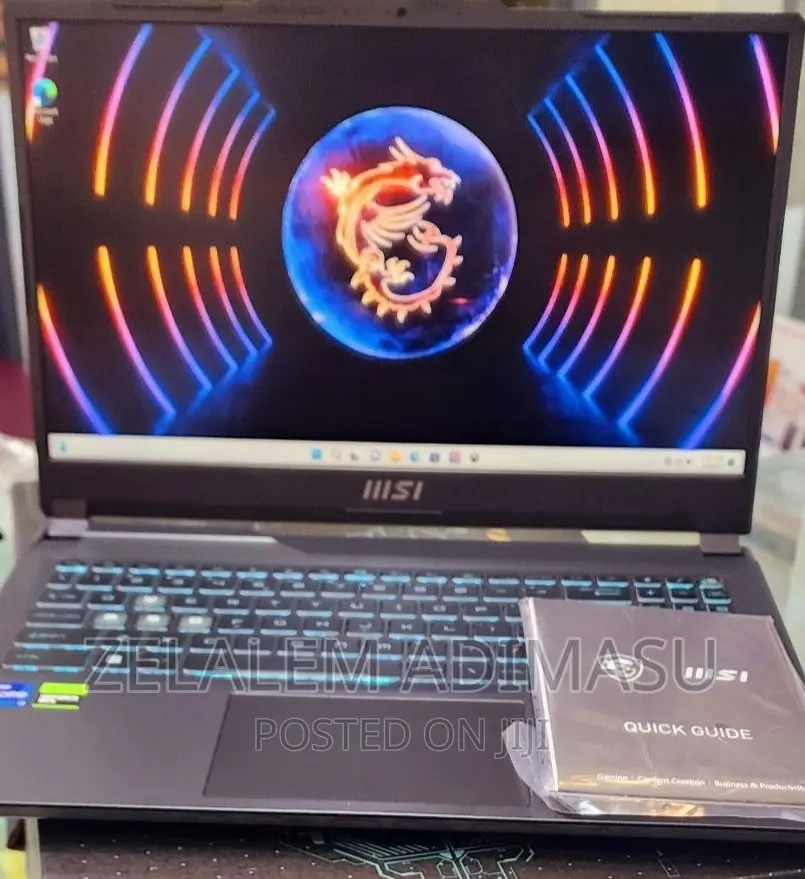 New Laptop MSI Pulse GL66 16GB Intel Core I7 SSD 512GB