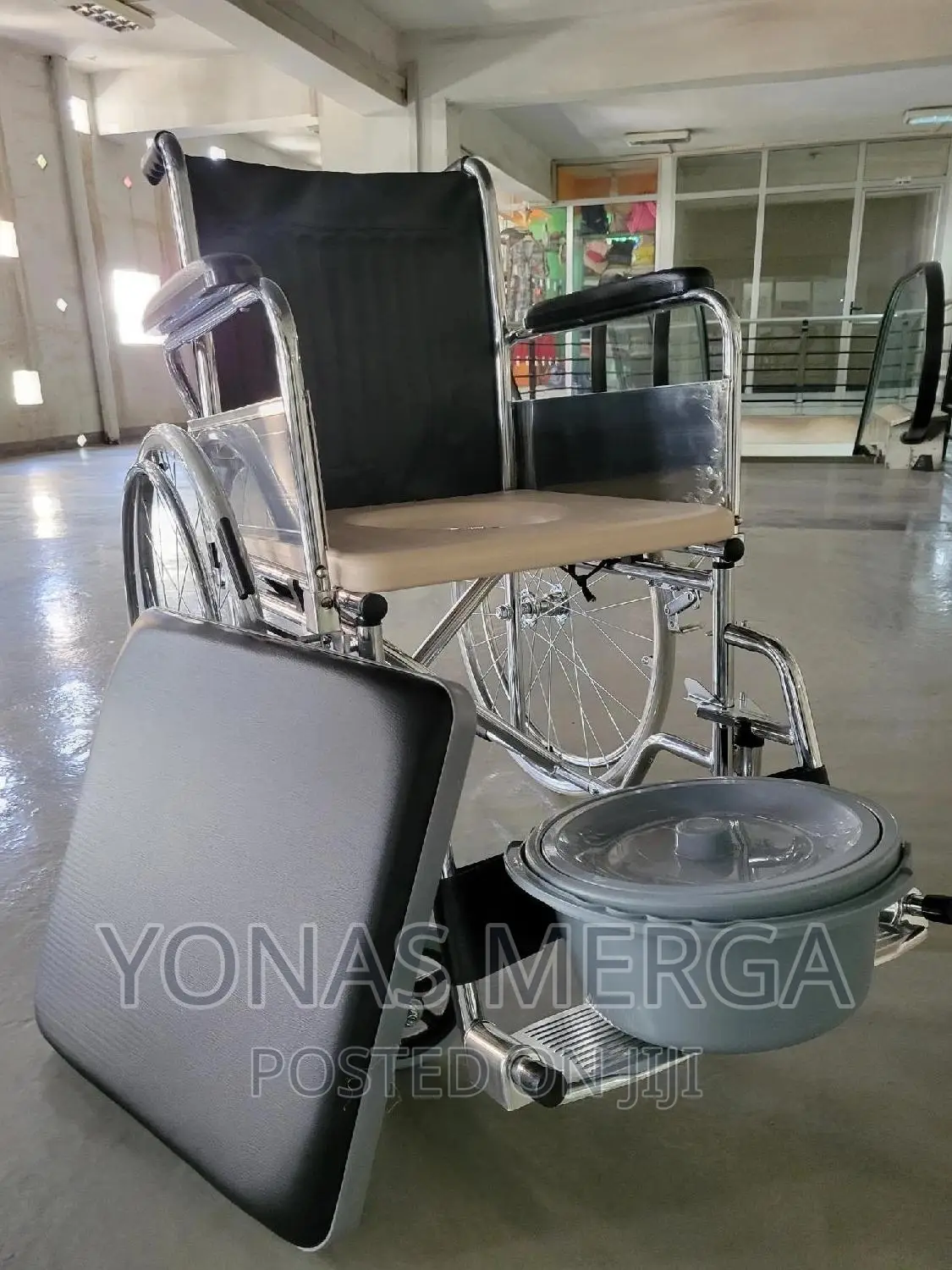 Adult Wheel-Chair With Anti Slip and Wear Resisting Wheels