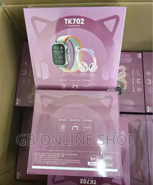 TK702 Ultra 2 Smart Watch With Headset + 5 Free Strap