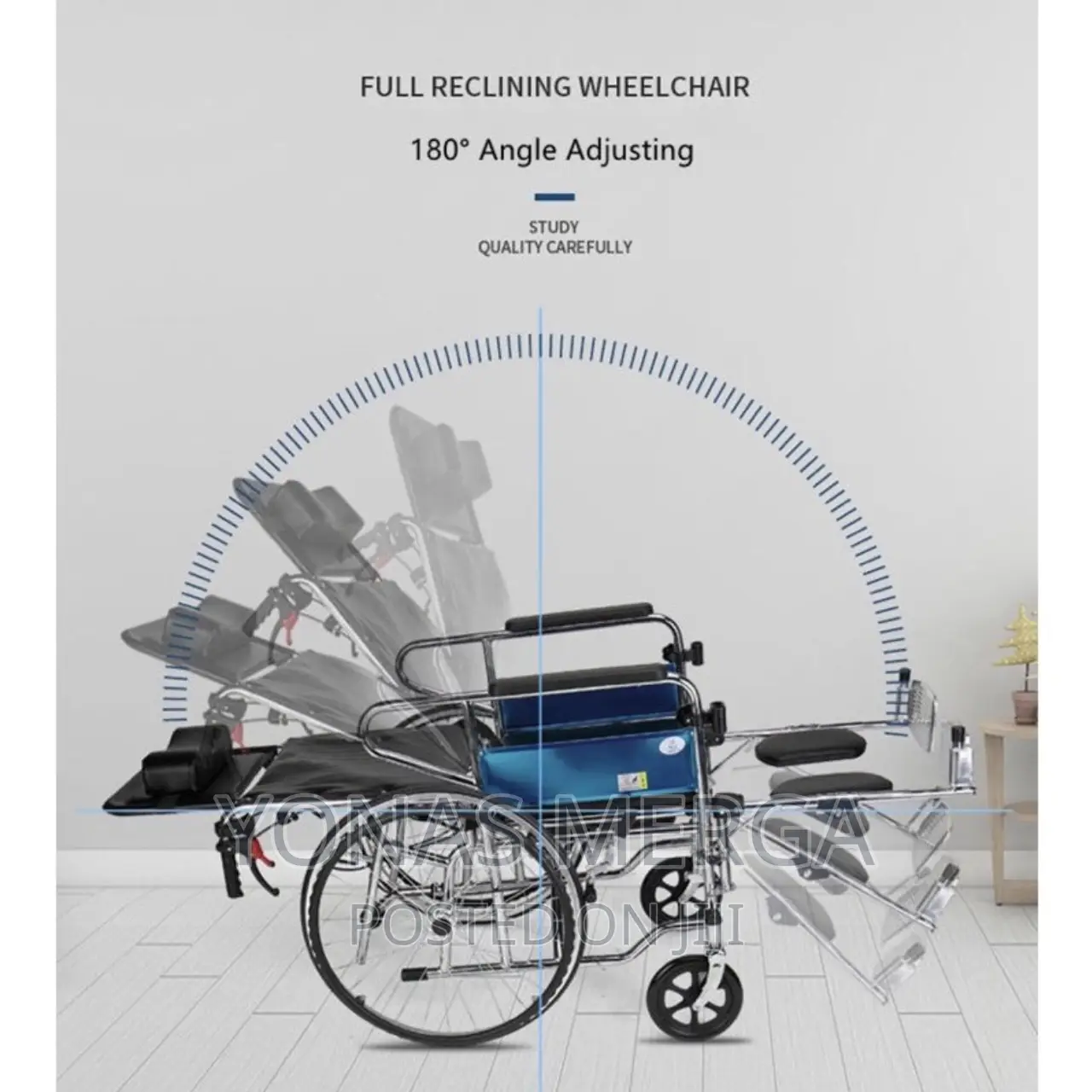 Sleeping Wheelchair|EZYLIFE Home Reclining Wheelchair/