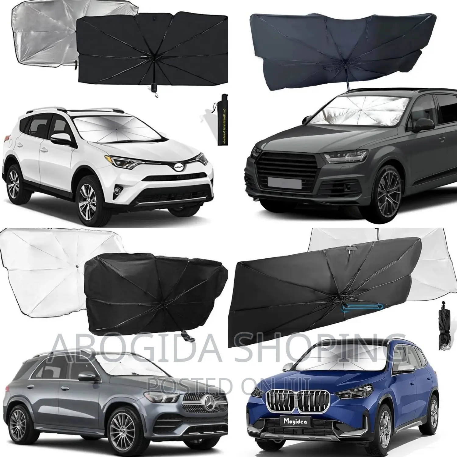 Foldable Car Sunshade Umbrella