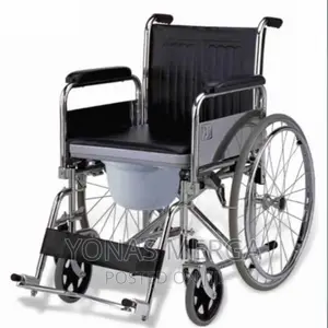 EASYCARE Standard Steel Wheelchair (PVC,Capacity 150 Kg)