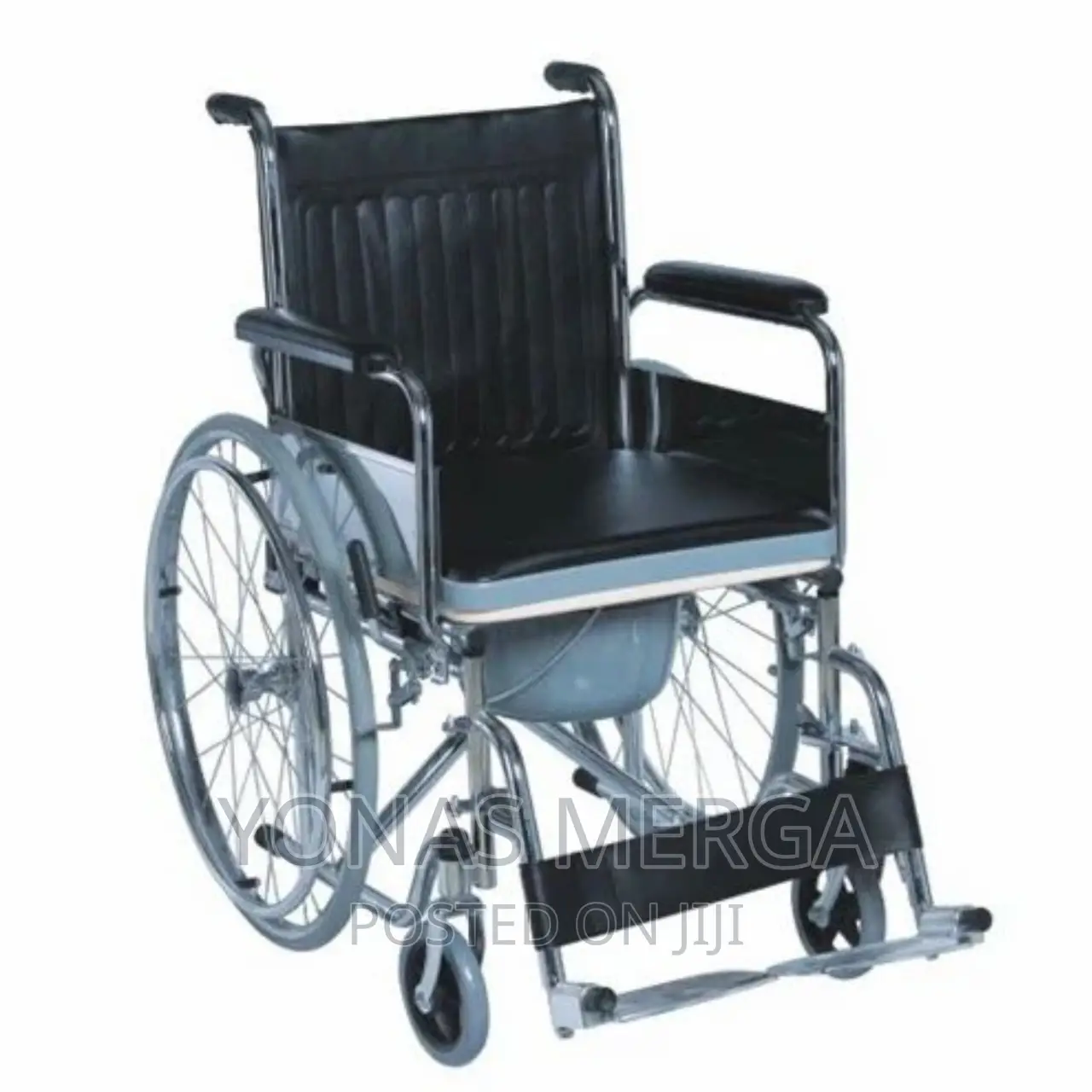 WHEEL_CHAIR | Chrome Patient Wheel Chair 809b/Wheelchair